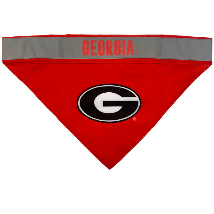 GA Bulldogs Reversible Reflective Slide-On Bandana