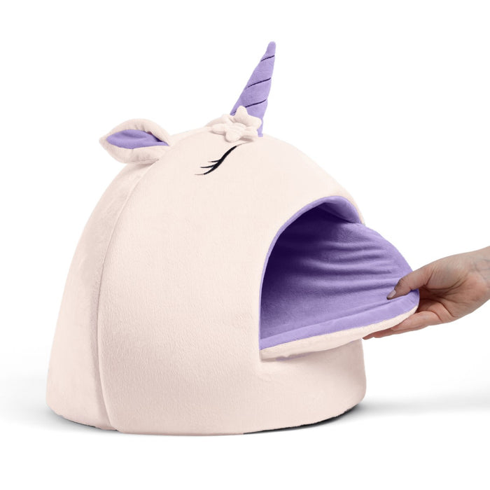 Unicorn Pink Novelty Pet Meow Hut