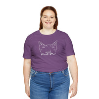 Savannah Cat Mom Short Sleeve Tee