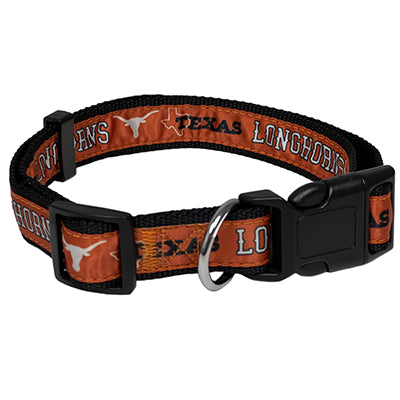 TX Longhorns Dog Satin Collar or Leash