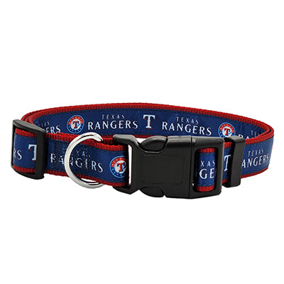 Texas Rangers Dog Satin Collar or Leash
