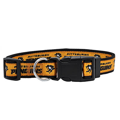 Pittsburgh Penguins Dog Satin Collar or Leash