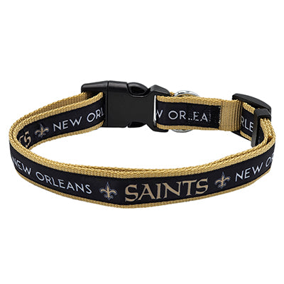 New Orleans Saints Satin Dog Collar or Leash