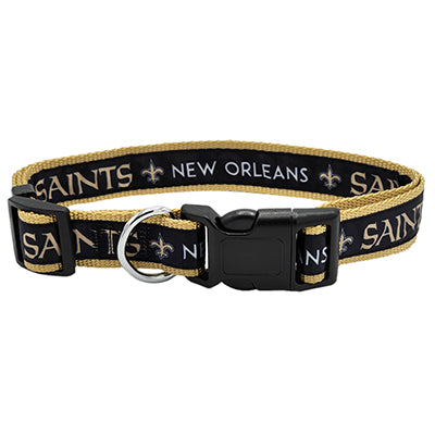 New Orleans Saints Dog Satin Collar or Leash