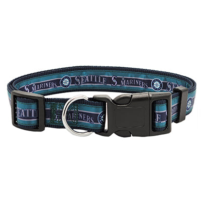 Seattle Mariners Dog Satin Collar or Leash