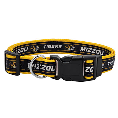 MO Tigers Dog Satin Collar or Leash