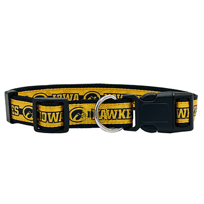 IA Hawkeyes Dog Satin Collar or Leash