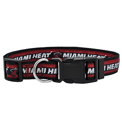 Miami Heat Dog Satin Collar or Leash
