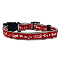 Detroit Red Wings Satin Dog Collar or Leash