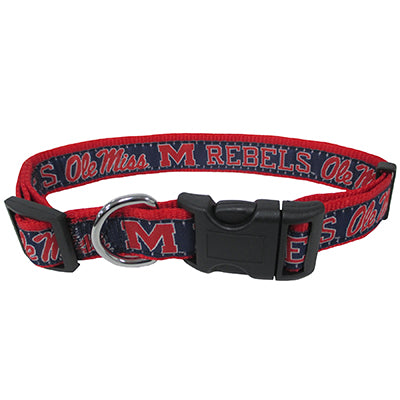 MS Ole Miss Rebels Dog Collar