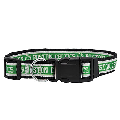 Boston Celtics Satin Dog Collar or Leash