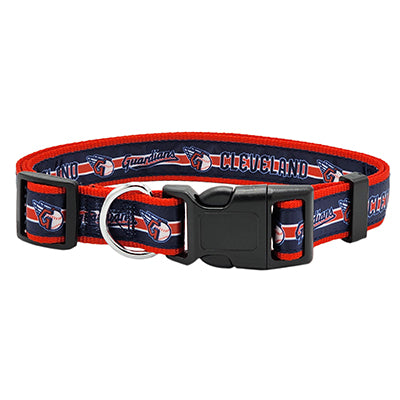 Cleveland Guardians Satin Dog Collar or Leash