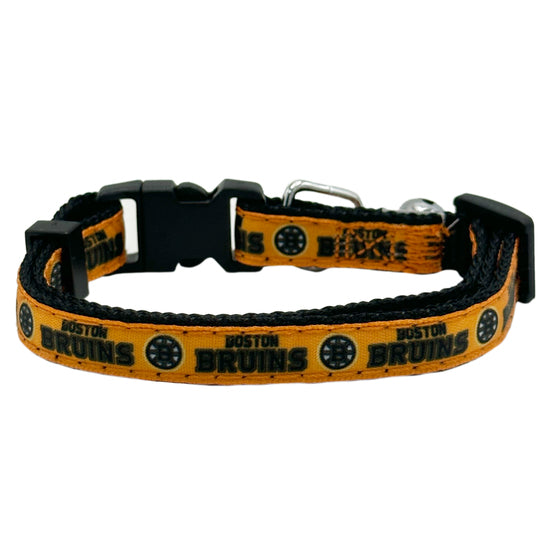 Boston Bruins Satin Cat Collar