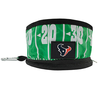 Houston Texans Collapsible Pet Bowl
