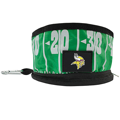 Minnesota Vikings Collapsible Pet Bowl