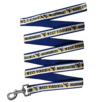 WV Mountaineers Dog Satin Collar or Leash
