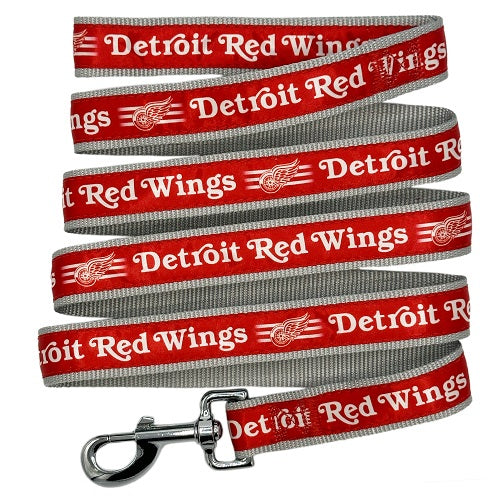 Detroit Red Wings Satin Dog Collar or Leash