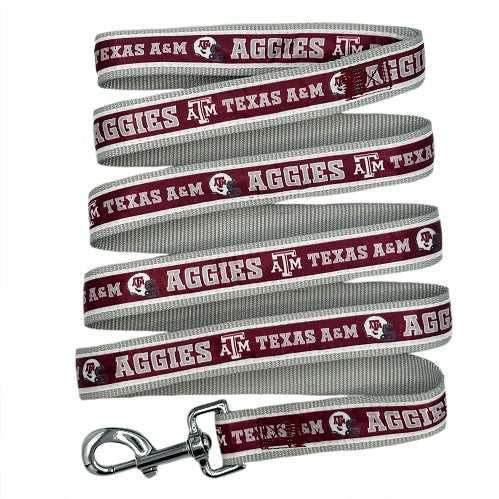 TX A&M Aggies Dog Satin Collar or Leash