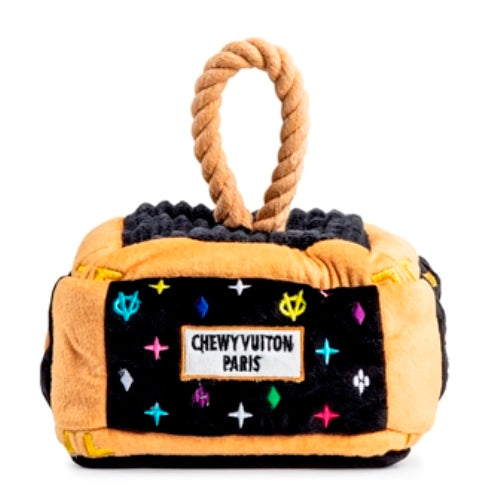 Chewy Vuiton Black Checker Trunk Activity House