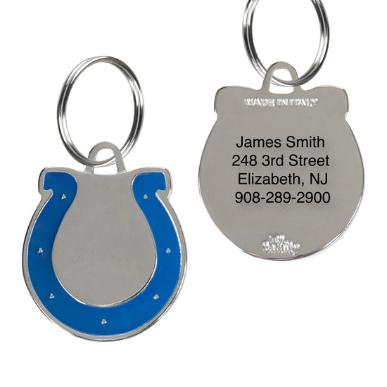 Indianapolis Colts Pet ID Tag