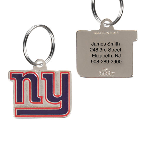 New York Giants Pet ID Tag