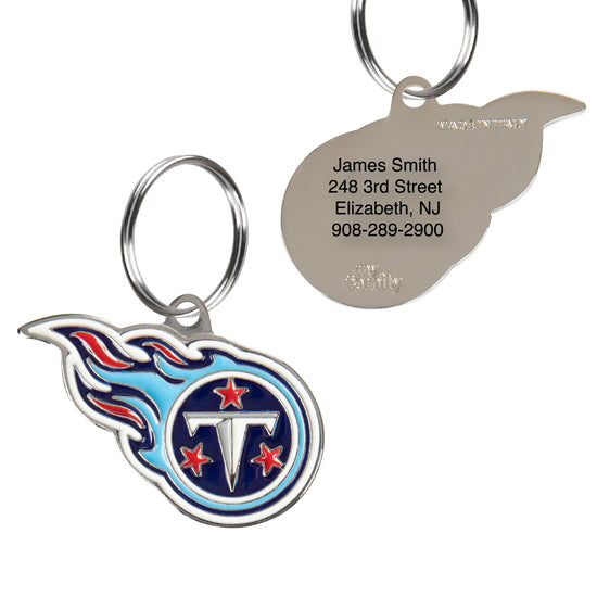 Tennessee Titans Pet ID Tag