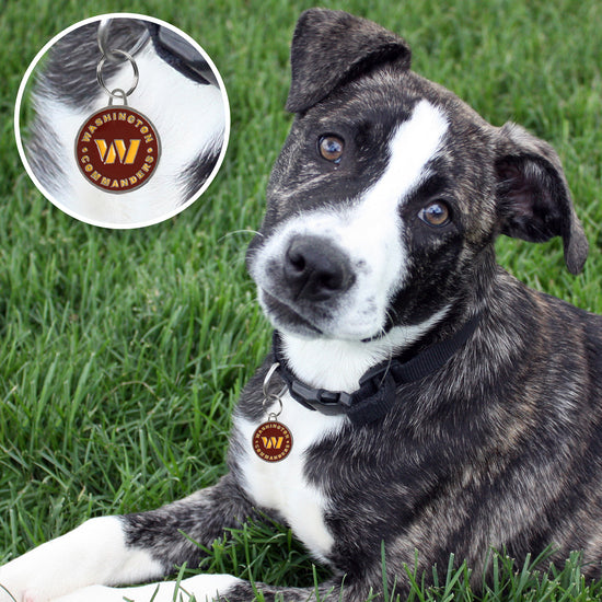 Washington Commanders Pet ID Tag