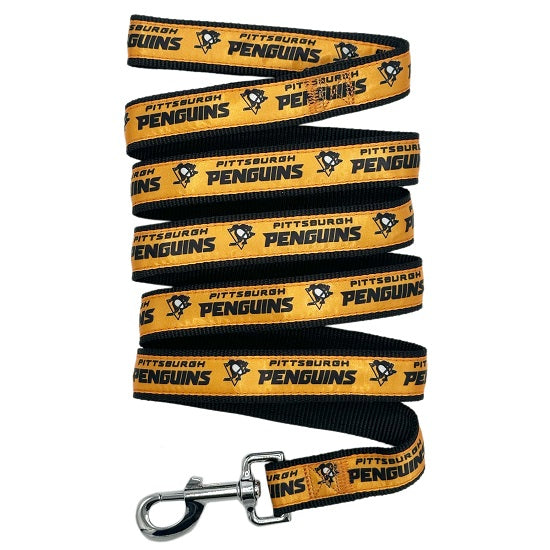 Pittsburgh Penguins Dog Satin Collar or Leash