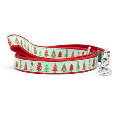 Green Holiday Lattes Dog Collar