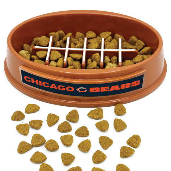 Chicago Bears Football Slow Feeder Bowl
