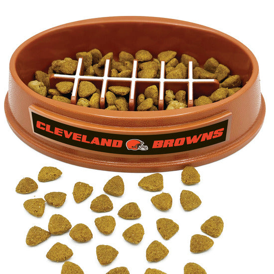 Cleveland Browns Football Slow Feeder Bowl