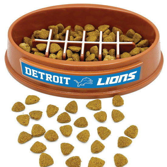 Detroit Lions Football Slow Feeder Bowl