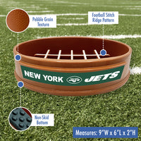New York Jets Football Slow Feeder Bowl