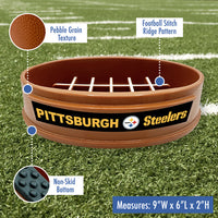 Pittsburgh Steelers Football Slow Feeder Bowl