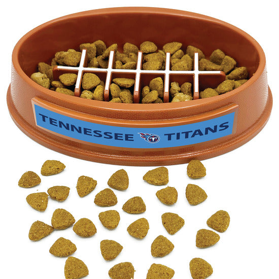 Tennessee Titans Football Slow Feeder Bowl