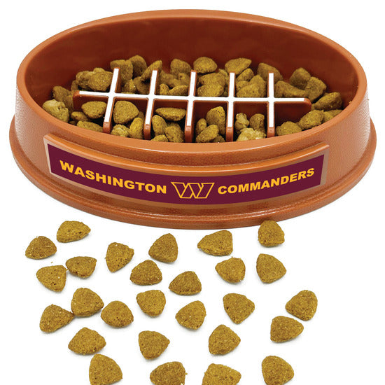 Washington Commanders Football Slow Feeder Bowl