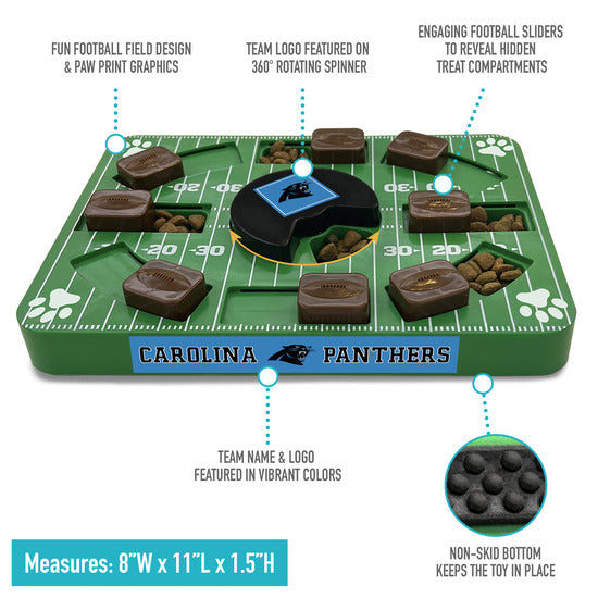 Carolina Panthers Interactive Puzzle Treat Toy