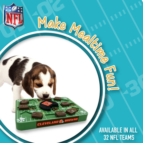 Cleveland Browns Interactive Puzzle Treat Toy – 3 Red Rovers