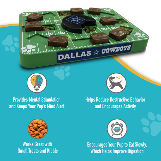 Dallas Cowboys Interactive Puzzle Treat Toy