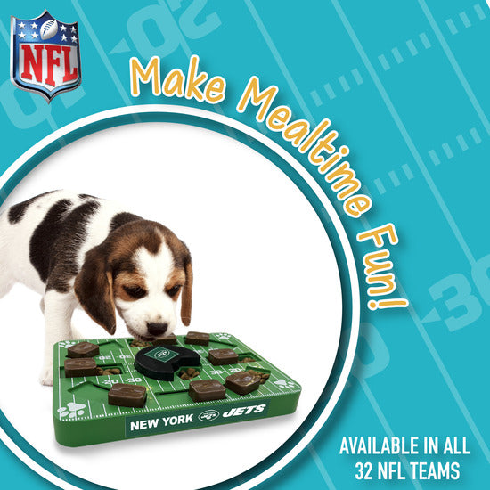 New York Jets Interactive Puzzle Treat Toy