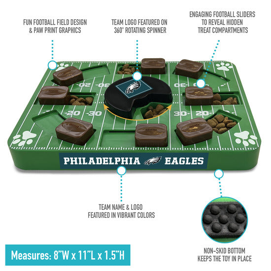 Philadelphia Eagles Interactive Puzzle Treat Toy