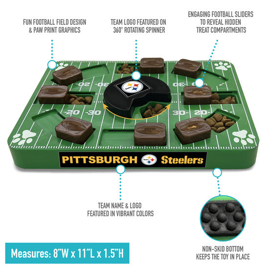 Pittsburgh Steelers Interactive Puzzle Treat Toy