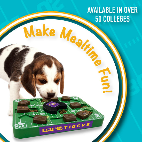 LSU Tigers Interactive Puzzle Treat Toy