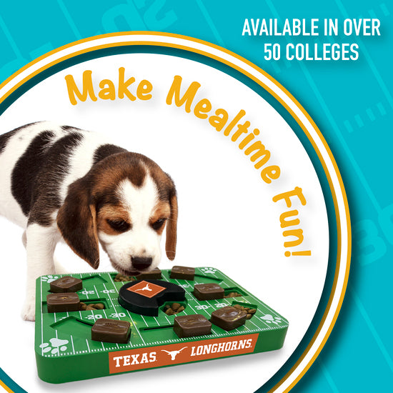TX Longhorns Interactive Puzzle Treat Toy