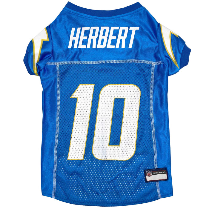 Los Angeles Chargers Justin Herbert #10 Player Pet Jersey