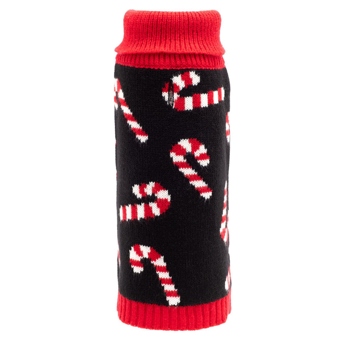 Candy Cane Roll Sweater
