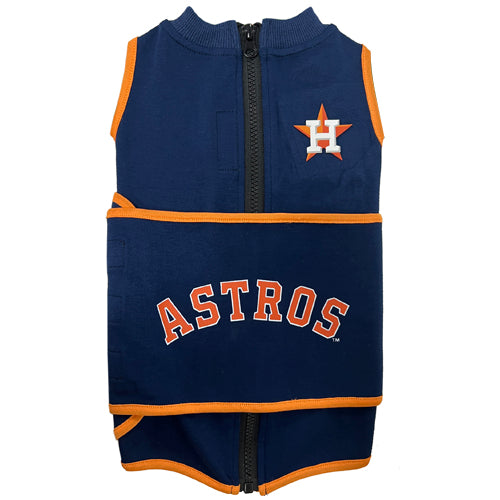 Pets First Houston Astros Puffer Pet Large Dog Vest | PetSmart