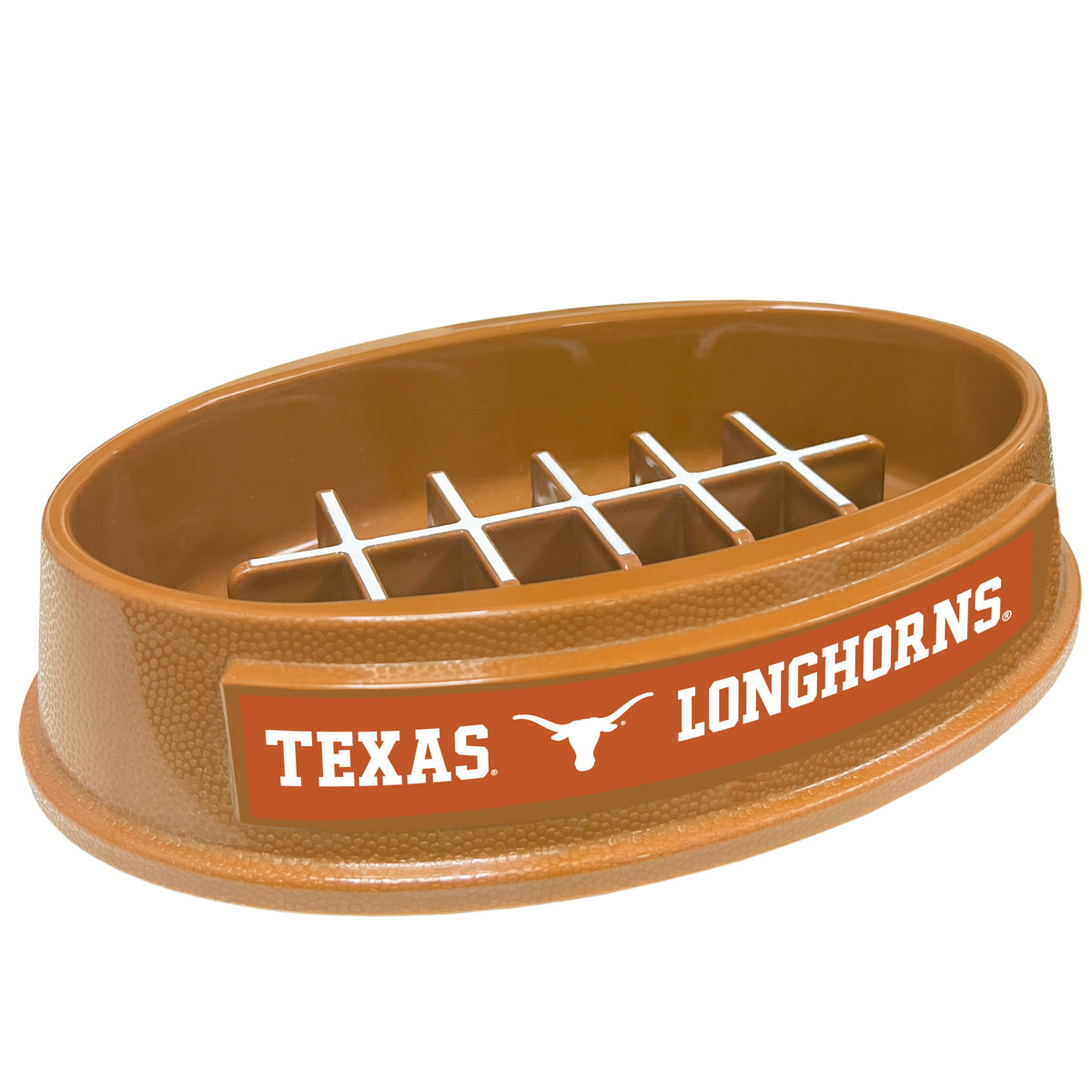 TX Longhorns Football Slow Feeder Bowl