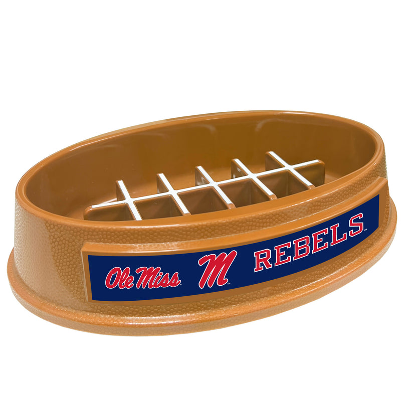 MS Ole Miss Rebels Football Slow Feeder Bowl