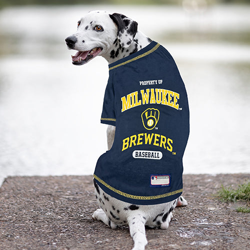 milwaukee brewers dog apparel